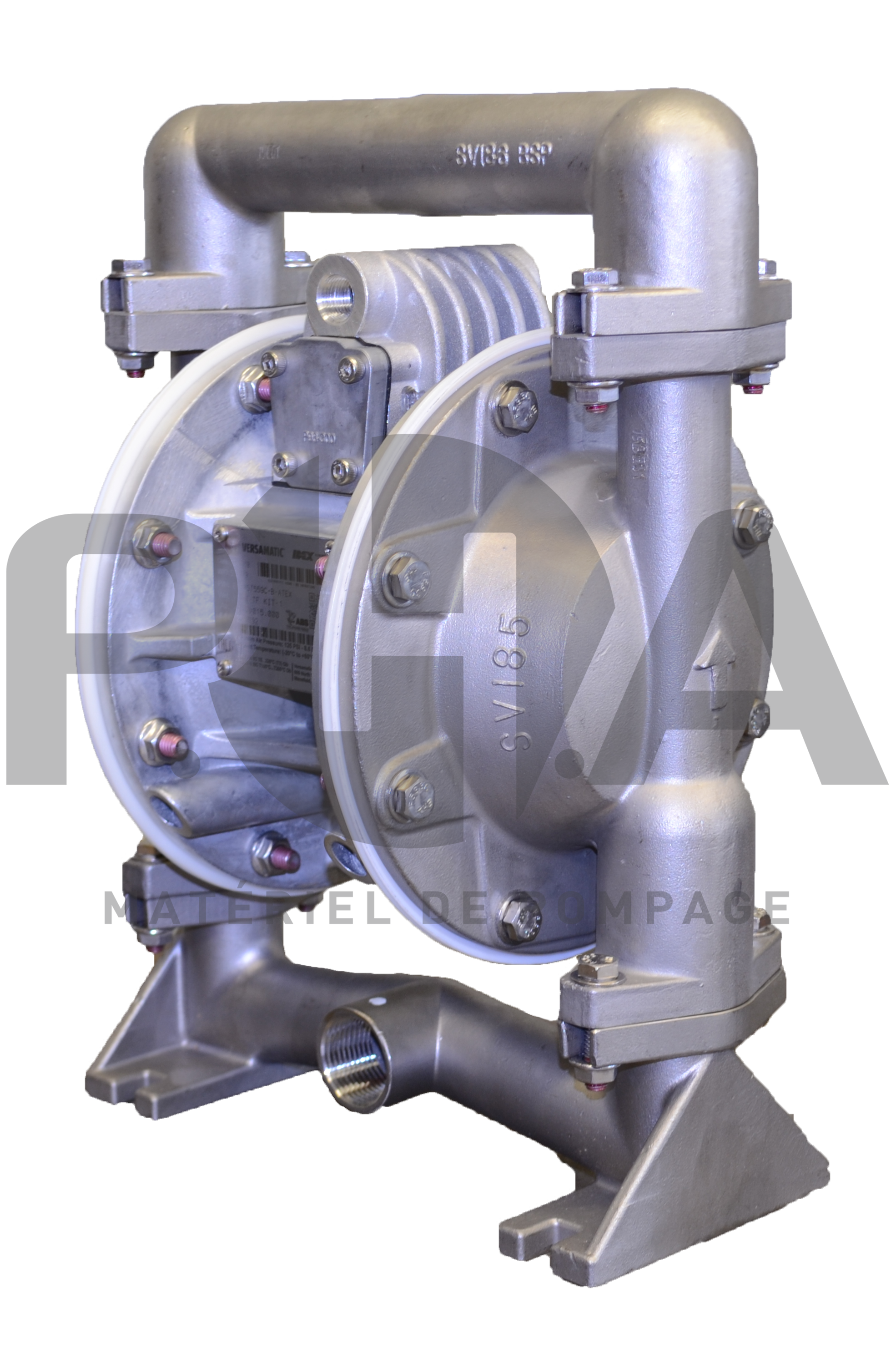 Pompe pneumatique à membranes E1 