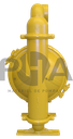 Pompe pneumatique à membranes E3 