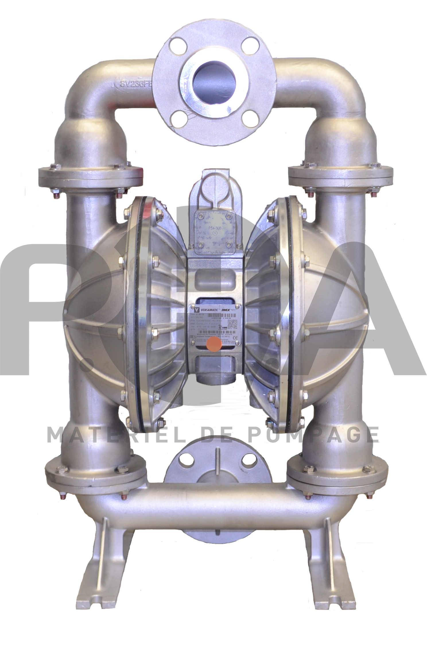 Pompe pneumatique à membranes type E2 ATEX