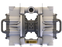 Pompe pneumatique à membranes type E2 