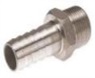Embout hex. mâle/cannelé - Inox 316 moulé  Ø14 mm BSPM 1/2"