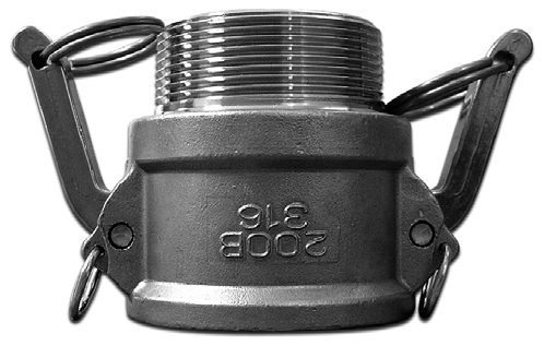 Coupleur mâle en acier inox 316 1/2" BSP