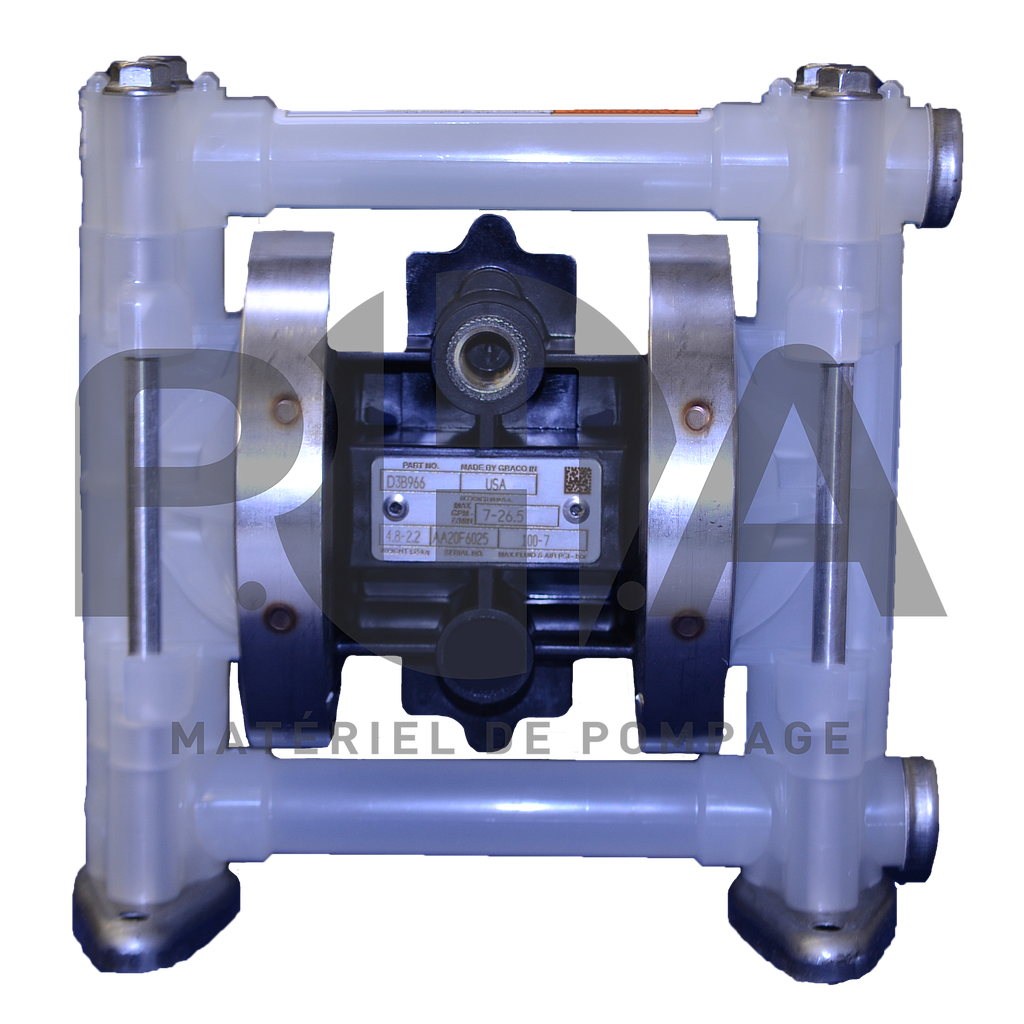 GRACO | Pompe pneumatique à membranes HUSKY 307 | Ref  D3B966 | P.H.A
