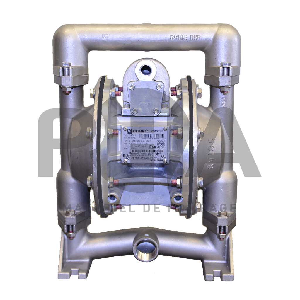 VERSAMATIC | Pompe pneumatique à membranes E1| Ref E1SA5F559C-B-ATEX