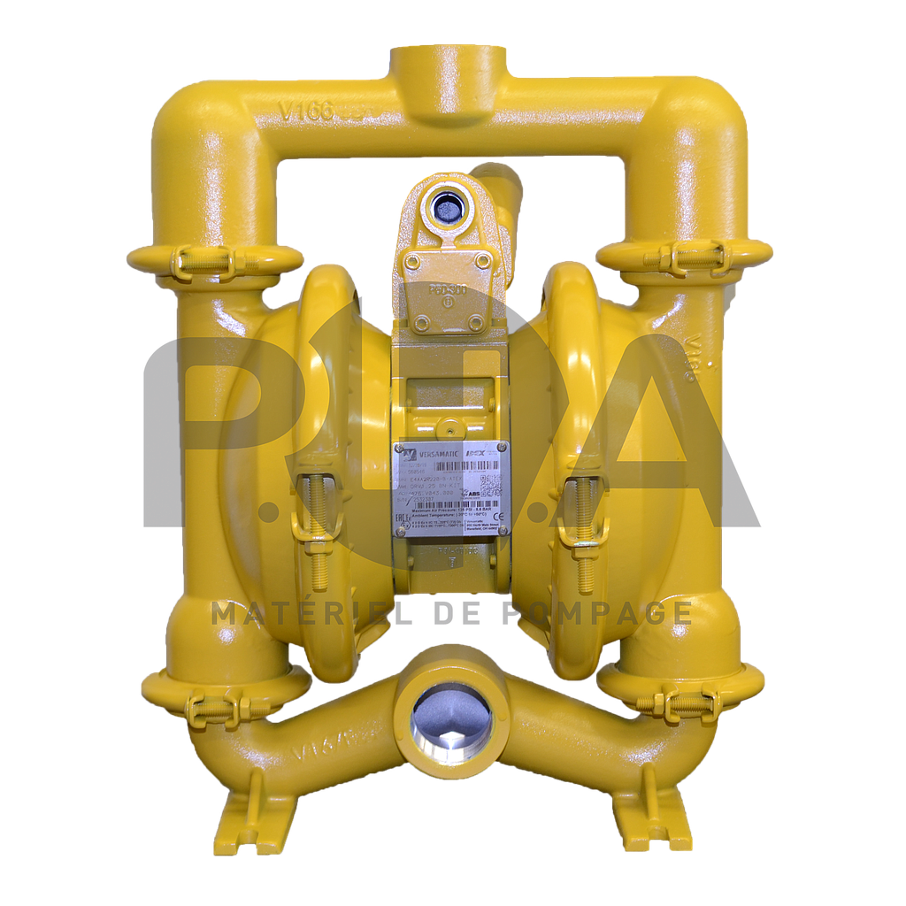 Pompe pneumatique à membranes E4