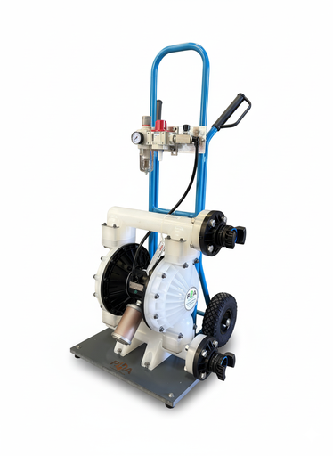 [GR-SO37862-EDF SA] Pompe pneumatique à membranes GRACO HUSKY 2150 montée sur diable