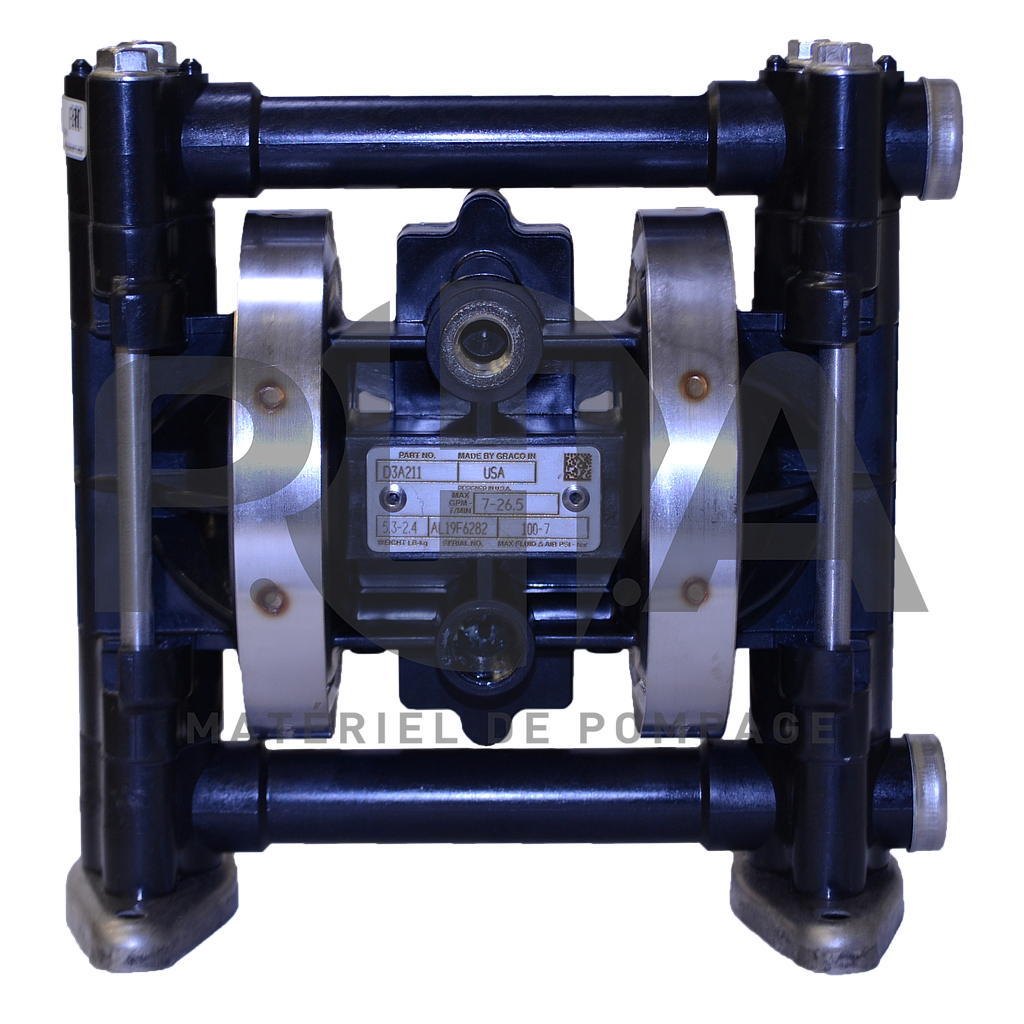 [D3A211] GRACO  | Pompe pneumatique à membranes Husky 307 | Ref D3A211 | P.H.A