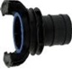 [GU-C-150-PP-40] Demi raccord symétrique cannelé Ø 40 mm en polypropylène 1"1/2 